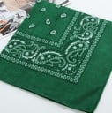 Sjaal bandana voor hoofd en nek Klassiek paisley patroon 100% katoen Vierkante afmeting 55 x 55 cm Universele modeaccessoire voor elke dag 4