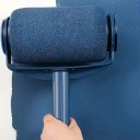 Självsugande trumborste 20 x 21 cm för målning av väggar Latexpensel Stor rollerpensel för snabb färgapplicering 4