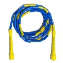 Sjippetov 150 g med hårde farvede stykker og 4,5 mm nylonkerne 2,9 m. Springehjælp til træning, fitness og hurtige spring. 2