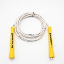 Sjippetov NEVERTOOLATE med PVC reb 6 mm og polyesterkerne 3,2 m Håndtag 15,5 cm Justerbar længde Til freestyle 11