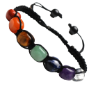 Sju Chakra flätat armband 2