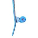 Skateboard s modrými kolečky a podložkami pod podvozky 76,2 cm 30 palců Protiskluzový povrch a barevný potisk Modrý Na jízdu po městě 5