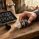 Skateboard tengelyolaj 20 ml tűs adagolóval Pontos adagolás A kerekek csapágyainak kenése A skateboard karbantartásához és kenéséhez 6