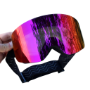 Skibril 17,6 x 9,8 cm UV400 Unisex Acetaat Antifog Drie-laags Beschermende Bril voor Skiën en Snowboarden 3