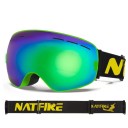 Skibriller med spejleffekt Ski- og snowboardbriller med UV400-beskyttelse Skibriller til hjelm, antidug 17,8 x 9,8 cm 3