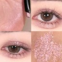 Skimrende cremeskygge Cremeskyggestift Ultrapigmenteret øjenblyant Highlighter Vandfast V243 6