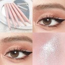 Skimrende cremeskygge Cremeskyggestift Ultrapigmenteret øjenblyant Highlighter Vandfast V244 6