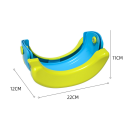 Skládací cestovní nočník pro děti 22 x 20 x 10 cm Nosnost 50 kg Silikonový nočník s ABS Vak na přenášení 20 odpadních pytlíků 3