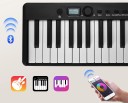 Skládací Digitální Piano BX-20 Dotykově Citlivá Klaviatura 88 Kláves 128 Tónů 128 Rytmů Bluetooth 5.0 USB MIDI Stojan Sluchátka Černá 2