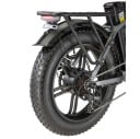 Skládací elektrokolo A20 s hrubými pneumatikami 20" × 4,0, motor 1000 W, vyjímatelná batéria 48V 18Ah 10