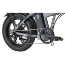 Skládací elektrokolo A20 s tlustými pneumatikami 20" × 4,0, motor 1000 W, vyjímatelná baterie 48V 18Ah, dojezd 100 km, 7 rychlostí, černé 9