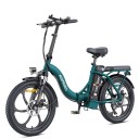 Skládací elektrokolo HillMiles MilePort 1, motor 250W, baterie 36V 13Ah, dojezd 100 km, 20×3.0 fat pláště, 7 rychlostí, kotoučové brzdy 6