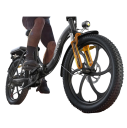 Skládací elektrokolo HillMiles MilePort 1, motor 250W, baterie 36V 13Ah, dojezd 100 km, 20×3.0 fat pláště, 7 rychlostí, kotoučové brzdy 4