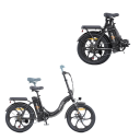Skládací elektrokolo HillMiles MilePort 1, motor 250W, baterie 36V 13Ah, dojezd 100 km, 20×3.0 fat pláště, 7 rychlostí, kotoučové brzdy 2