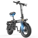 Skládací elektrokolo TOOFLY GS3, motor 250W, baterie 48V 15Ah, dojezd 30 km, 14×2.125 pláště, 3 jízdní režimy, kotoučové brzdy, LED displej 4