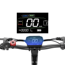 Skládací elektrokoloběžka s motorem 500 W, baterie 48V 10,4Ah, kola 10 palců, dojezd 45 km, rychlost 20 km/h, ABE certifikace, černá 2