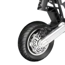 Skládací elektrokoloběžka s motorem 500 W, baterie 48V 10,4Ah, kola 10 palců, dojezd 45 km, rychlost 20 km/h, ABE certifikace, černá 7