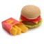 Skládací hamburger s hranolkami 1