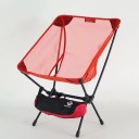 Skládací Kempingová Židle Ultra Lehká 570 g Hliníková Slitina Síťovina Nosnost 110 kg 50x63x31 cm pro Kemp Piknik Rybaření a Pláž 7