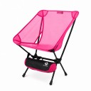 Skládací Kempingová Židle Ultra Lehká 570 g Hliníková Slitina Síťovina Nosnost 110 kg 50x63x31 cm pro Kemp Piknik Rybaření a Pláž 3