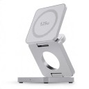 Skládací magnetická bezdrátová nabíječka 3v1 Qi2.2 25 W Pro iPhone Apple Watch i AirPods Cestovní nabíjecí stojan 5