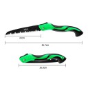 Skládací pila multifunkční Ostrá a odolná proti opotřebení Délka 46,7 cm čepel 22 cm Ocelová s tříbokým broušením zubů Ruční pila na dřevo 2