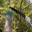 Skládací ruční pila na dřevo přenosná zahradní pila s čepelí 30 cm z oceli SK5 s teflonovou vrstvou proti korozi černá na řezání dřeva 7