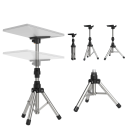 Skládací stativ pro Starlink Mini s nastavitelnou výškou a sklonem 42 x 13,5 x 10,5 cm z hliníkové slitiny stříbrný na kempování i zahradu 2