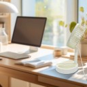 Skládací stolní USB ventilátor s teleskopickou nohou výška 30 cm napájení 5V 6W pro pracovní stůl, ložnici, cestování i kemp 4