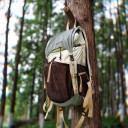 Skládací turistický batoh 22 l Ultralehký 48 x 29 x 18 cm Nylon 70D odolný proti stříkající vodě Unisex Na turistiku kempink a cestování 3