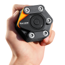 Skládací zámek na kolo 780 mm 4místný kód slitina kovu a ABS černý bezpečnostní zámek pro kolo elektrokolo motorku 2