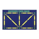 Skladacia futbalová tréningová podložka 60 x 90 cm Silná protišmyková odolná plocha na cvičenie techniky a stability pri tréningu 2