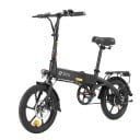 Składane elektryczne rower dla dorosłych 250W 36V 7,5Ah Dwa siedzenia 16" opony Zasięg 40 km Przedni koszyk 25 km/h 2