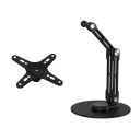 Sklápacie rameno pre monitor 360° otočné, prenosný stojan pre monitory, nastaviteľný držiak s flexibilným uhlom, ergonomické príslušenstvo pre domácu kanceláriu 2