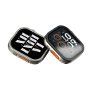 Sklo pro Apple Ultra 2 49 mm tvrzené sklo s kovovým rámem ochranný kryt displeje nárazuvzdorné pouzdro proti škrábancům pro Apple Watch 15