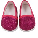 Sko til dukke i størrelse 43 cm Legende sko til leg og omklædning Mål 7 x 4 x 3 cm Tilbehør til dukkeudstyr til børn 3