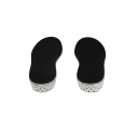 Skoindlæg i memory foam Sort farve Højde 2 cm Bløde ortopædiske indlægssåler til gang og sport Stødabsorbering Øger komforten i skoene 3