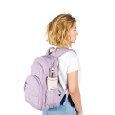 Školní batoh pro dívky Prošívaný voděodolný batoh na notebook 15,6 palce Objem 25 l Polyester s polstrovanými popruhy Do školy i na cesty 13