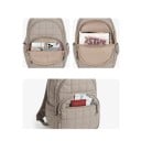 Školní batoh pro dívky Prošívaný voděodolný batoh na notebook 15,6 palce Objem 25 l Polyester s polstrovanými popruhy Do školy i na cesty 8
