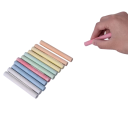 Školská krieda Bezprašná sada 12 ks Veľkosť 8 x 6 x 2 cm Stierateľná za sucha aj za mokra Na kreslenie na tabuľu aj chodník pre deti 6
