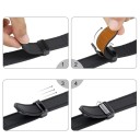 Skórzany silikonowy pasek 42 44 45 46 49 mm do Apple Watch series 1–10 SE SE2 Ultra Elegancka dwuwarstwowa konstrukcja z klasyczną metalową klamrą 2