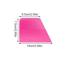Skraber til bil skrå 6,5 x 7,5 x 10 cm plastisk rosa skraber til bilvindu til rengøring af hjørner og påføring af folie 2