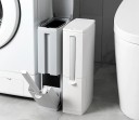 Skraldespand med toiletbørste 1