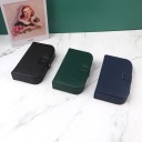 Skrzynka na biżuterię z organizerem na pierścionki, kolczyki i naszyjniki 19,5 × 11 × 4,5 cm z sztucznej skóry kolorowy pojemnik 10