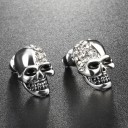 Skull Drop Earrings G2566 7