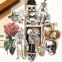 Skull klistermärken 14 st 1