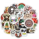 Skull klistermärken 50 st 1