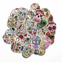 Skull Stickers 50 pcs 4