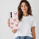 Skydd för Samsung Galaxy S24 FE med motiv av rosetter Silikonfodral för mobil Telefonfodral Samsung S24 FE Bakre skydd Kameraskydd 3