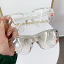 Skyddande arbetsglasögon UV400 PC ram klara linser Unisex lätta säkerhetsglasögon mot damm och stötar 3